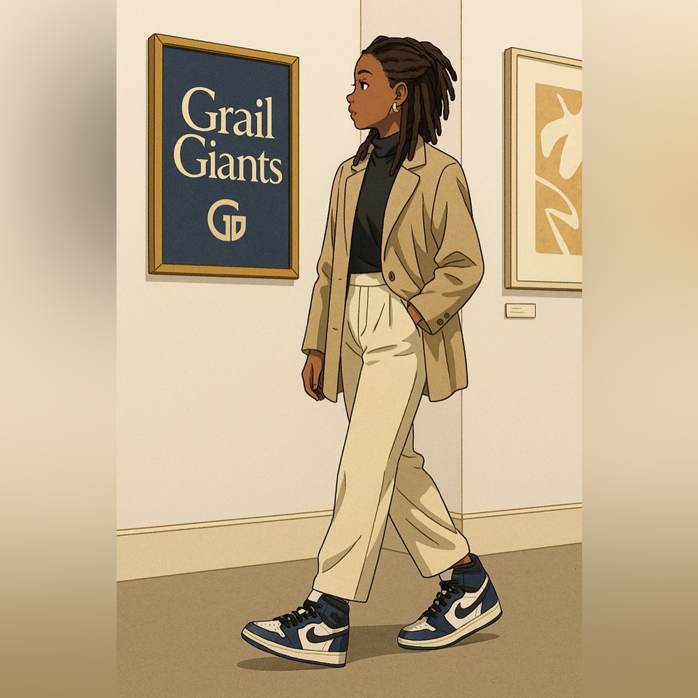 JORDAN 1 Retro High OG “Midnight Navy” Sz 11M (DS, With Box) **NEW IN OG BOX** - Picture 5 of 9